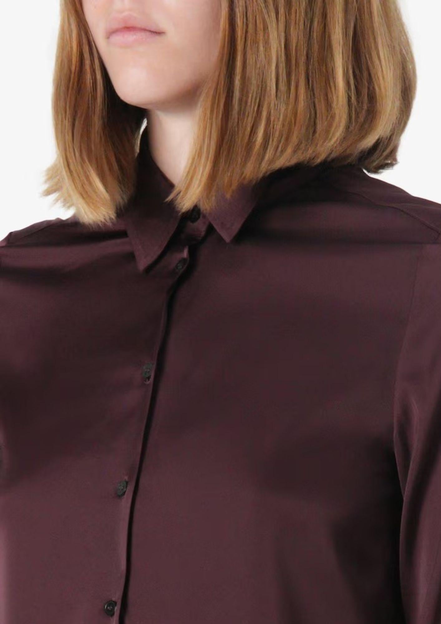 Emme Marella Camicia Donna Naples Bordeaux