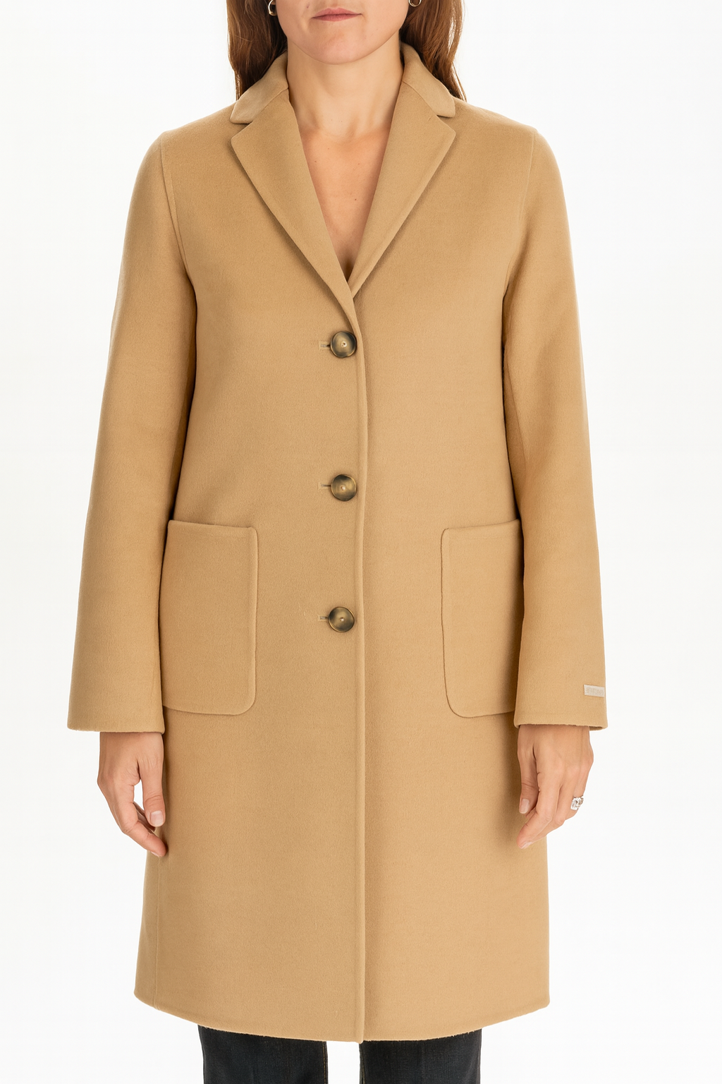 Diana Gallesi Cappotto Donna Cammello