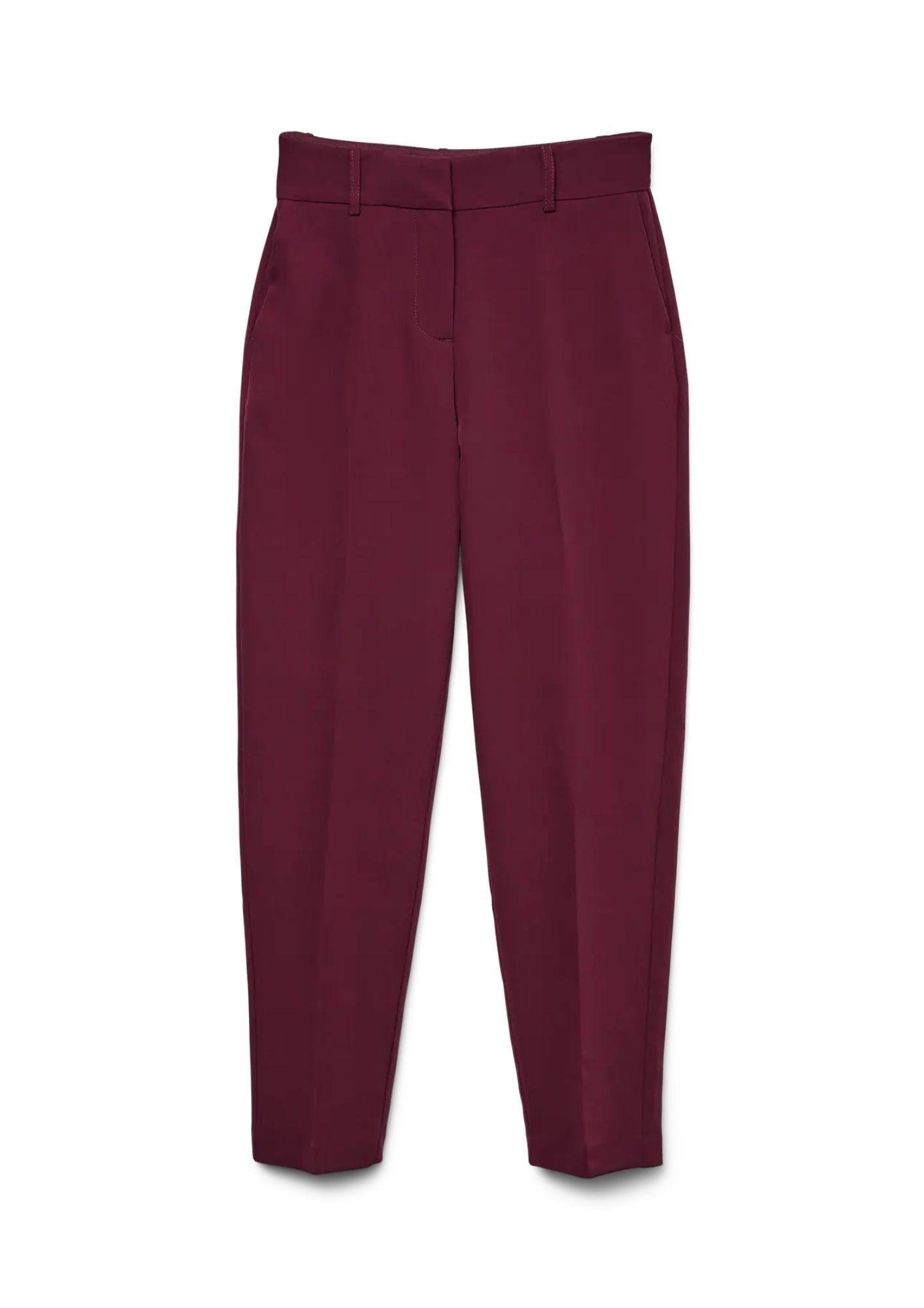 Vero Moda Pantalone Donna Gloria Bordeaux