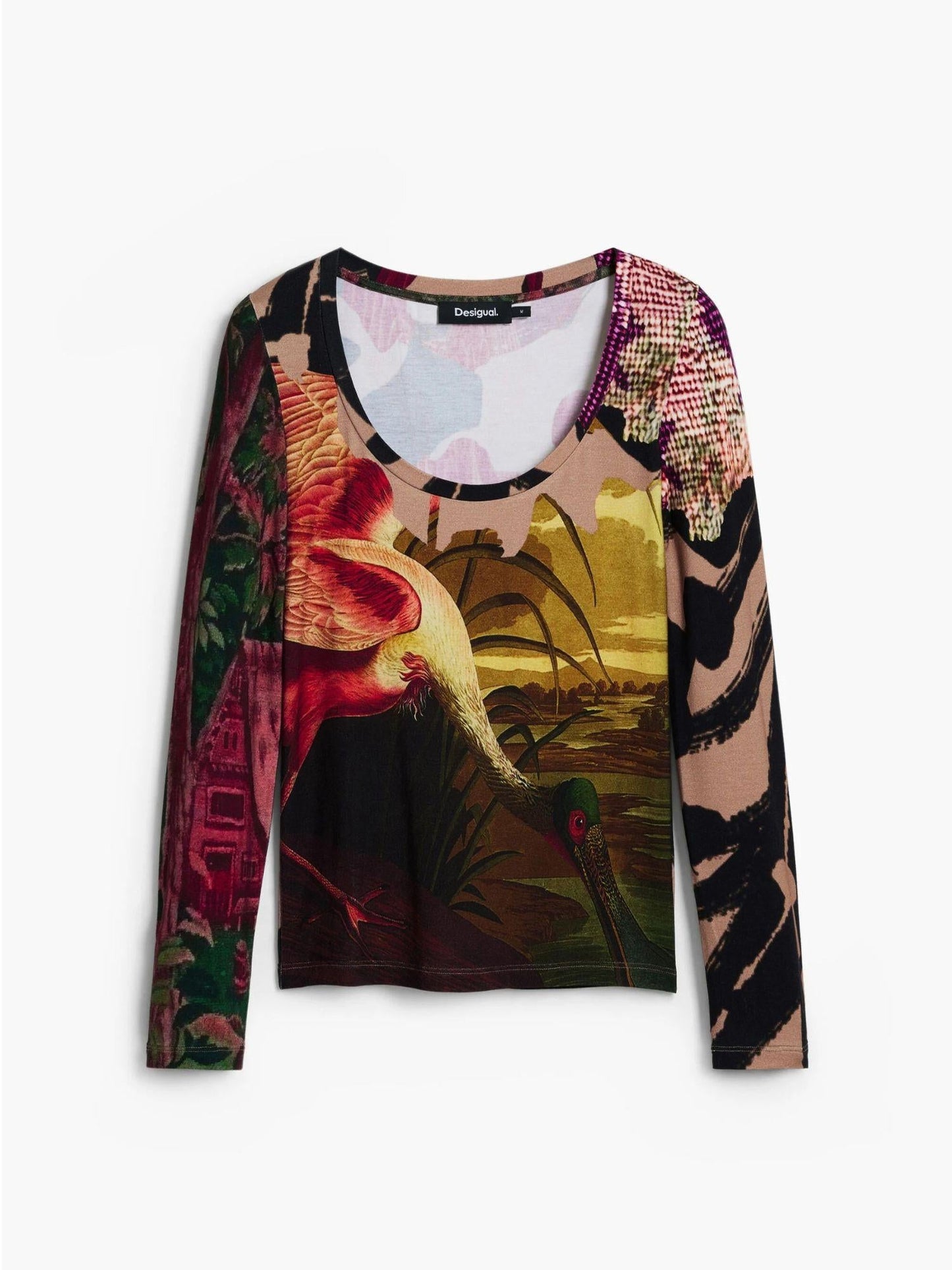 Desigual Maglietta disegnata da Mr. Christian Lacroix Donna Rosso