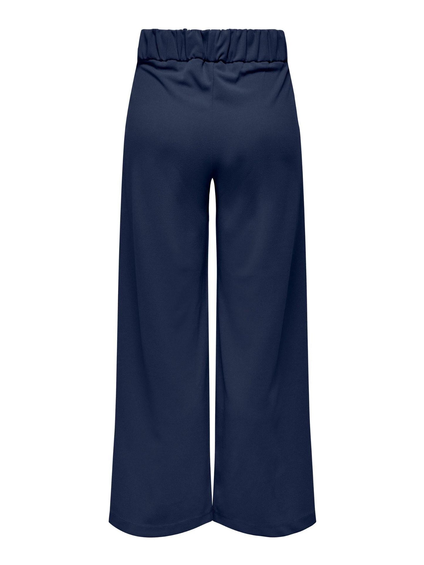 Jacqueline De Yong Pantaloni A Gamba Larga Donna Geggo Wide Leg Fit Black Iris