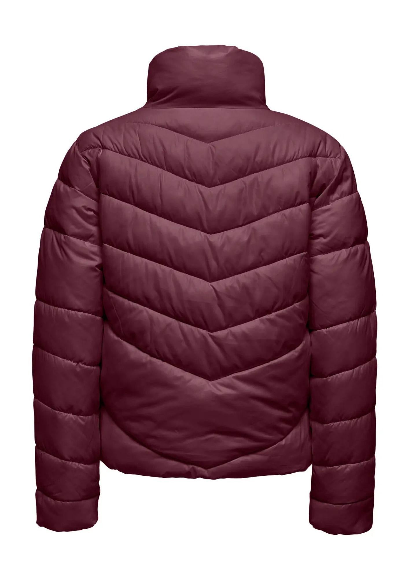 Jacqueline De Yong Giacca Invernale Donna Fiona Bordeaux