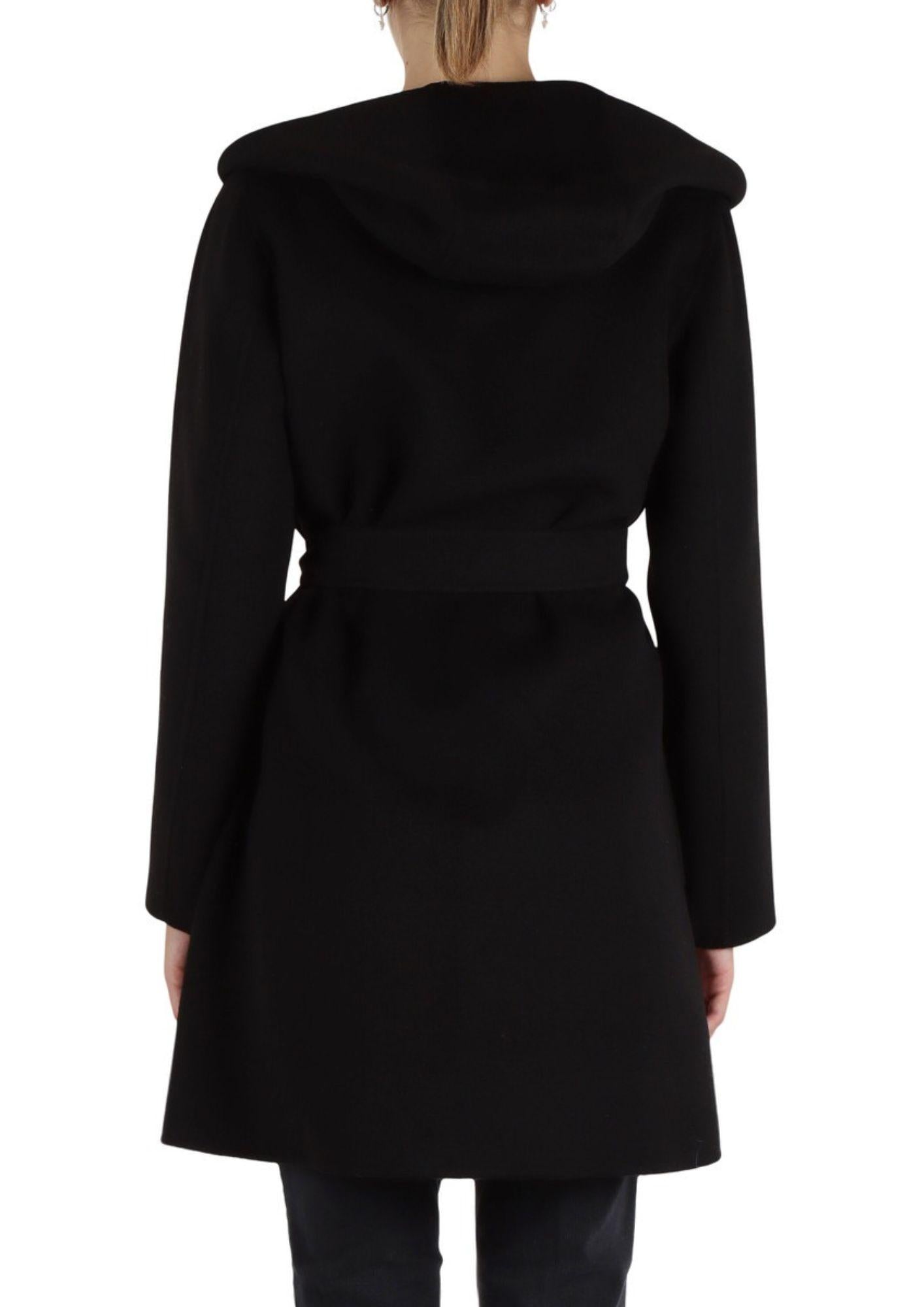 Emme Marella Cappotto Donna Oblato Nero