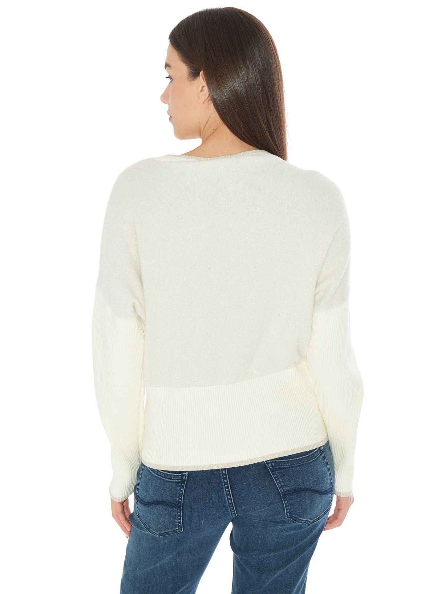 Yes Zee Maglia Donna Avorio