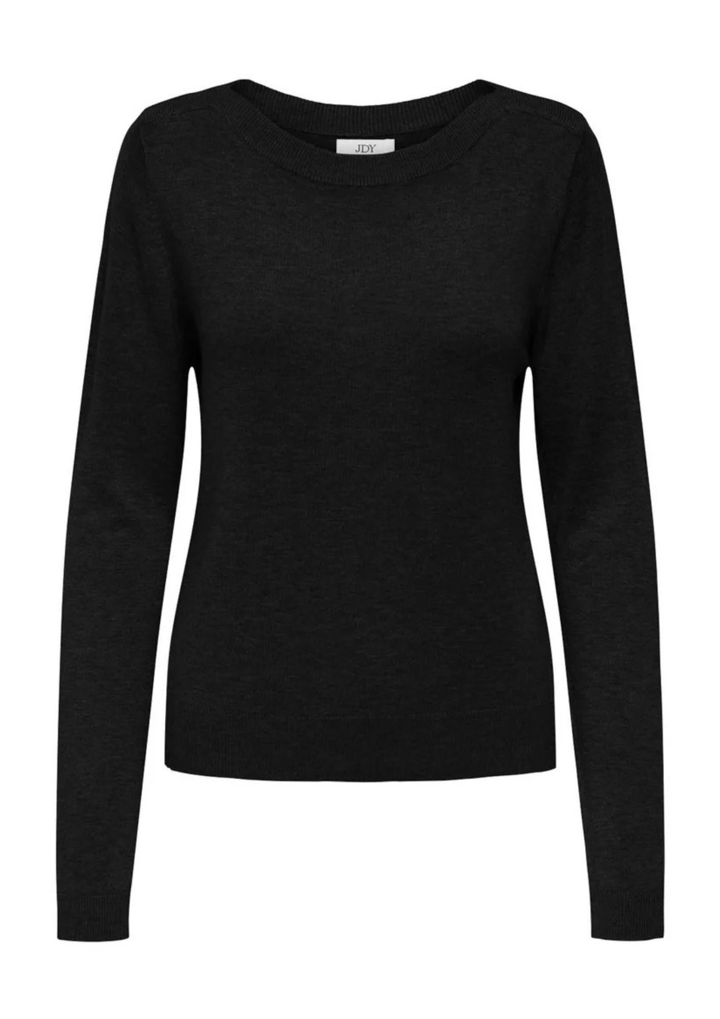 Jacqueline De Yong Maglia Donna Basica Nera