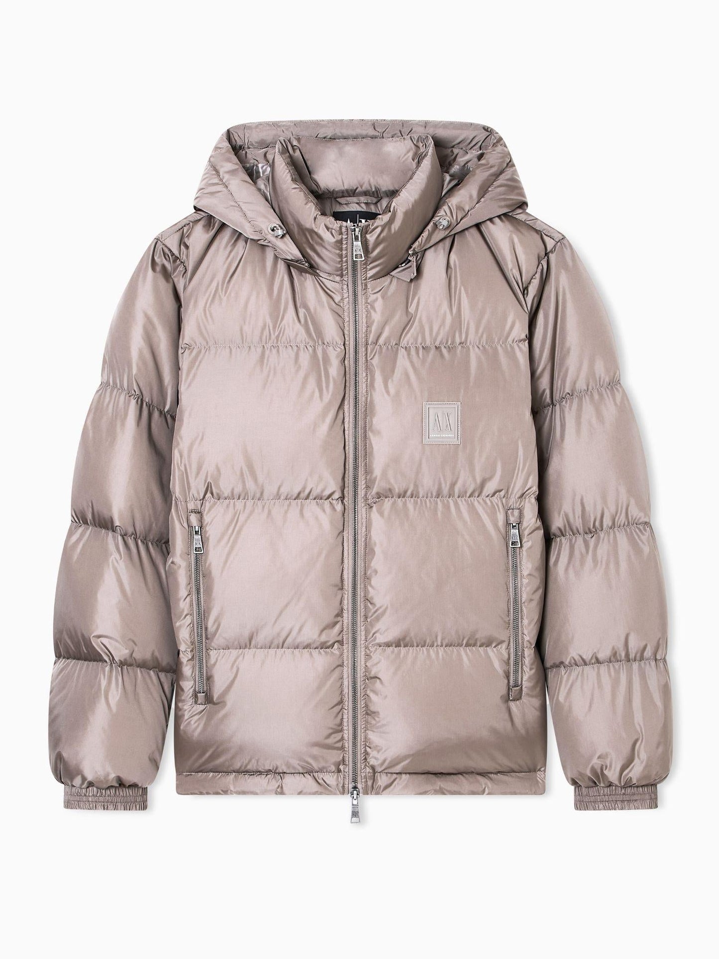 Armani Exchange Piumino Uomo con Cappuccio Beige