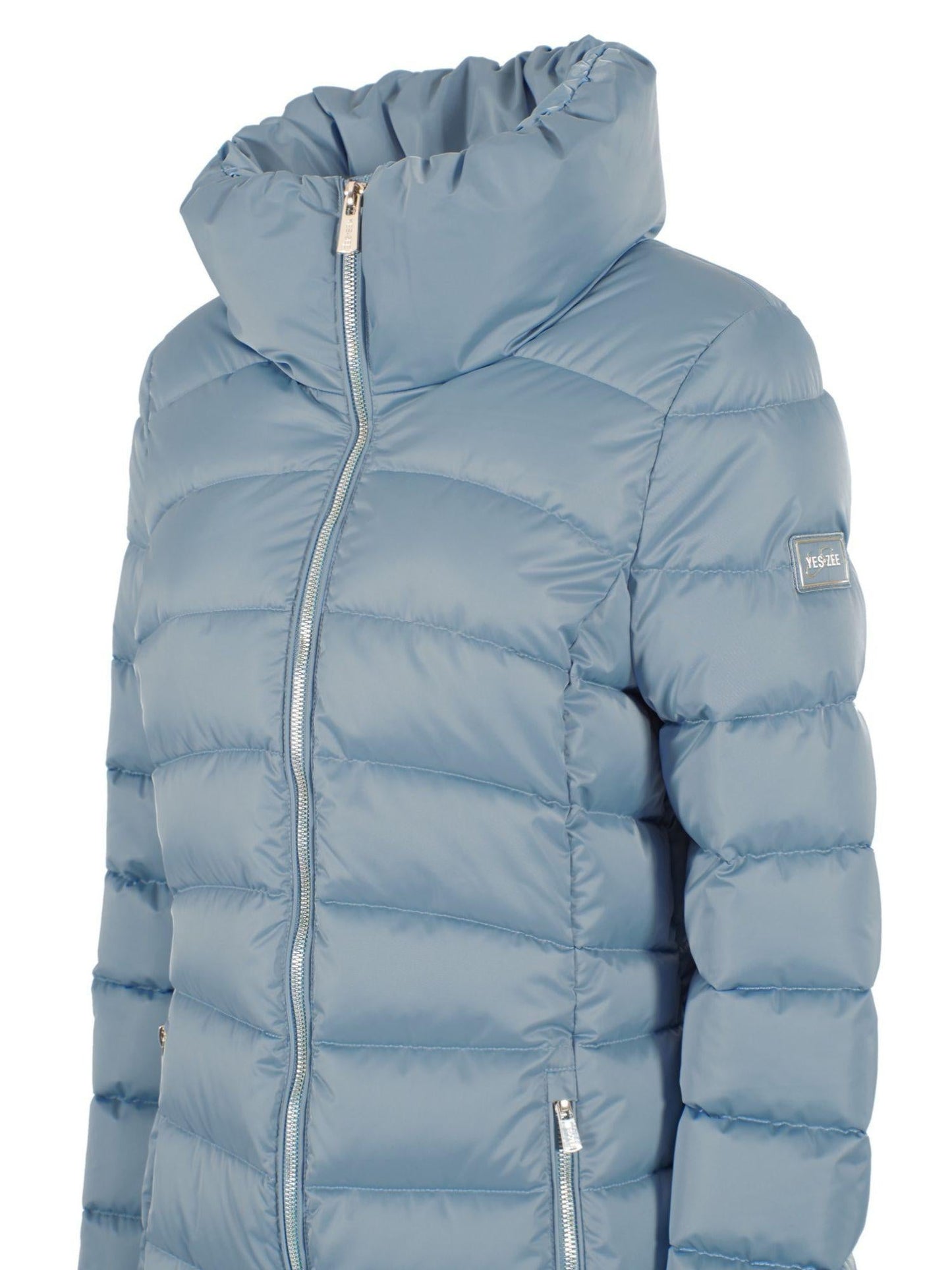 Yes Zee Giubbino Donna Azzurro Polvere