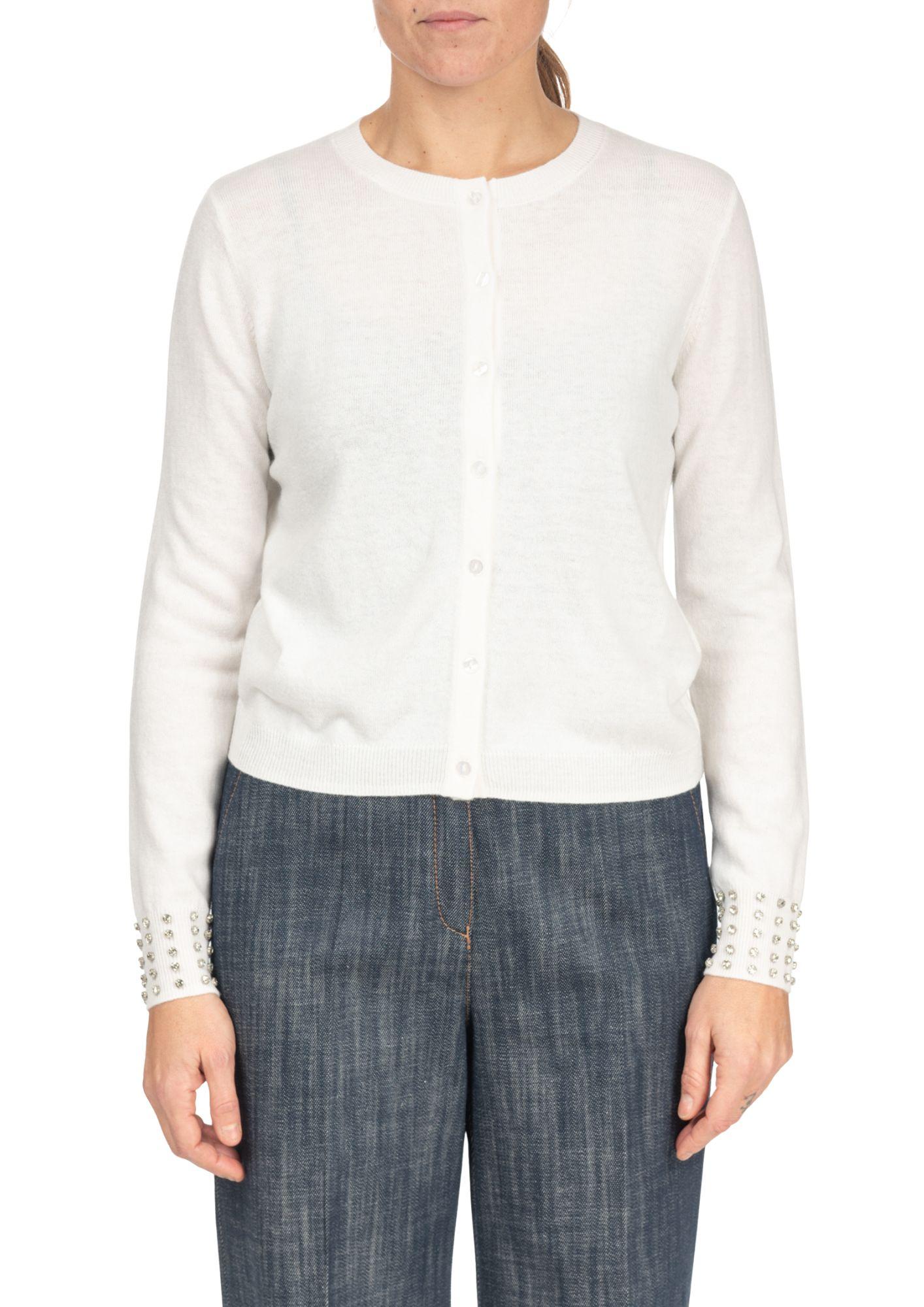 Diana Gallesi Cardigan Donna Bianco