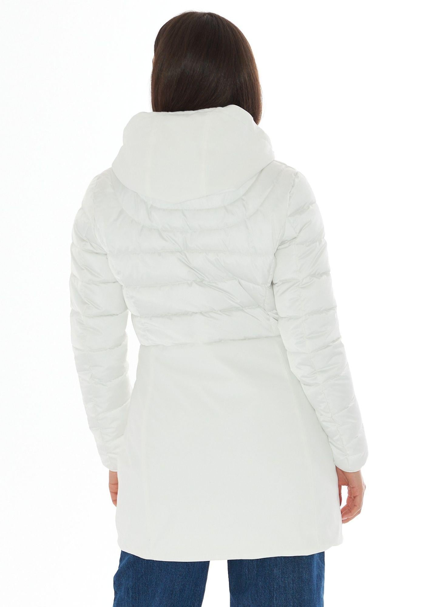 Yes Zee Cappotto Invernale Donna Avorio