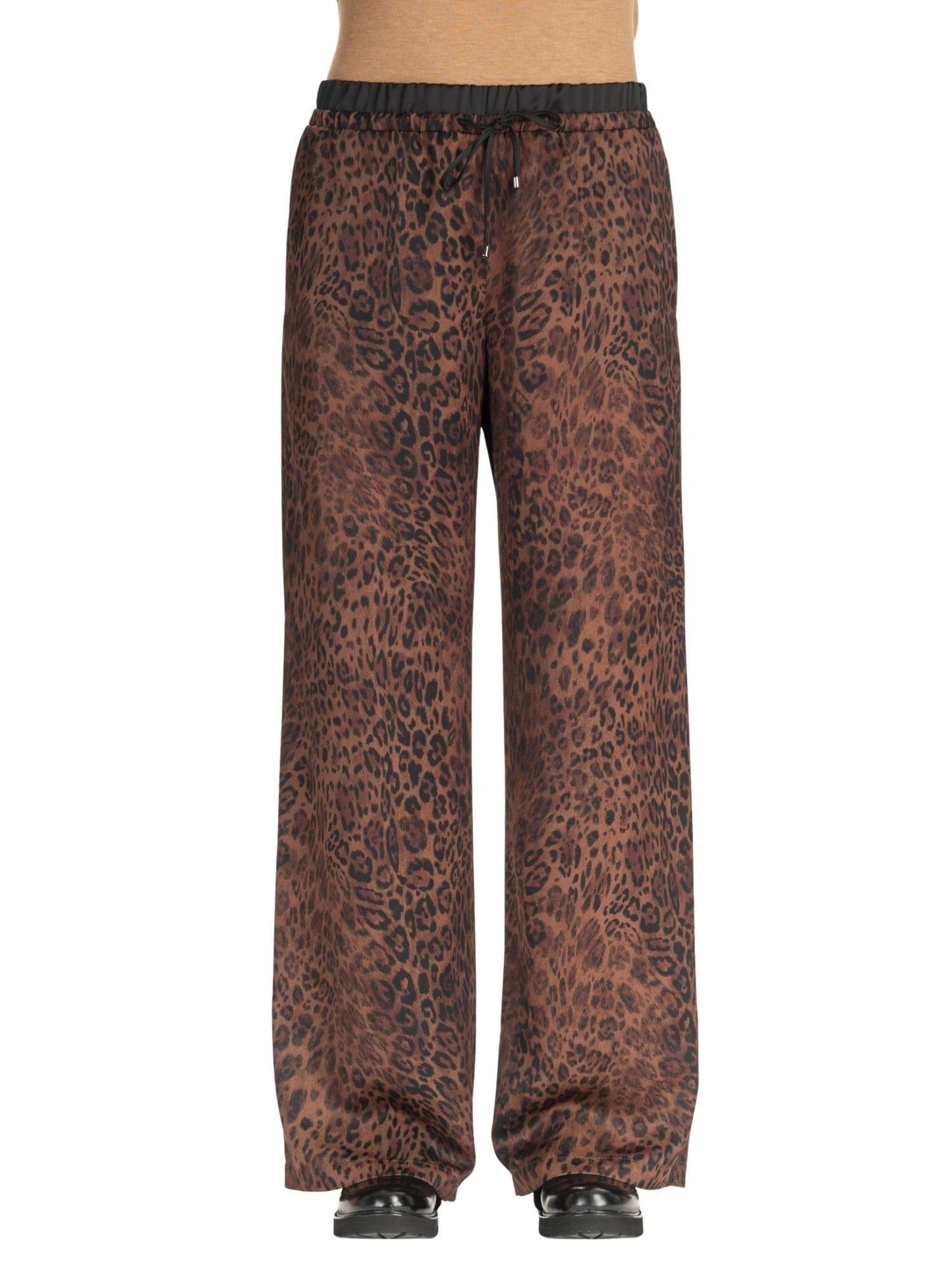 Diana Gallesi Pantalone Donna Marrone Animalier