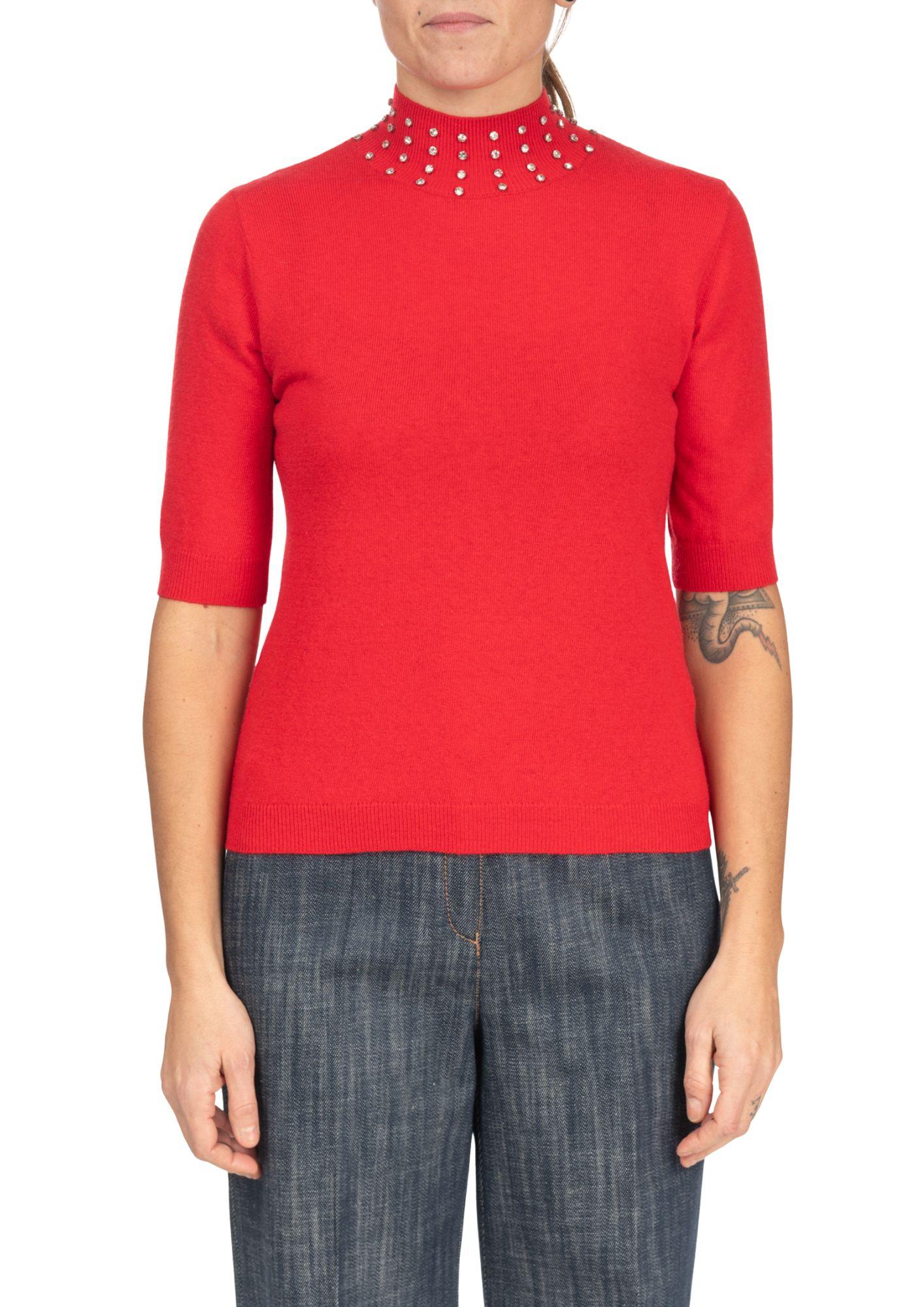 Diana Gallesi Maglia Donna Rosso Lacca