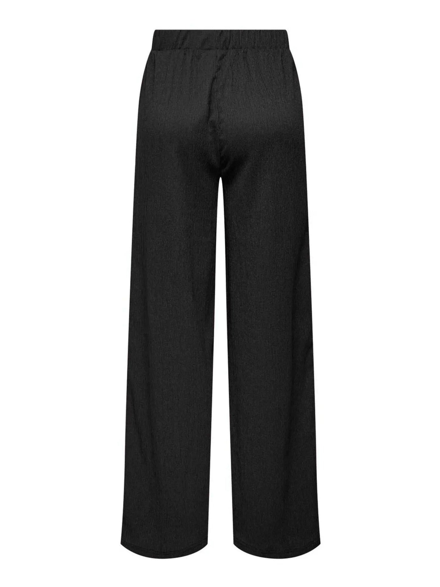 Jacqueline De Yong Pantaloni Donna Debbie Wide Fit Nero