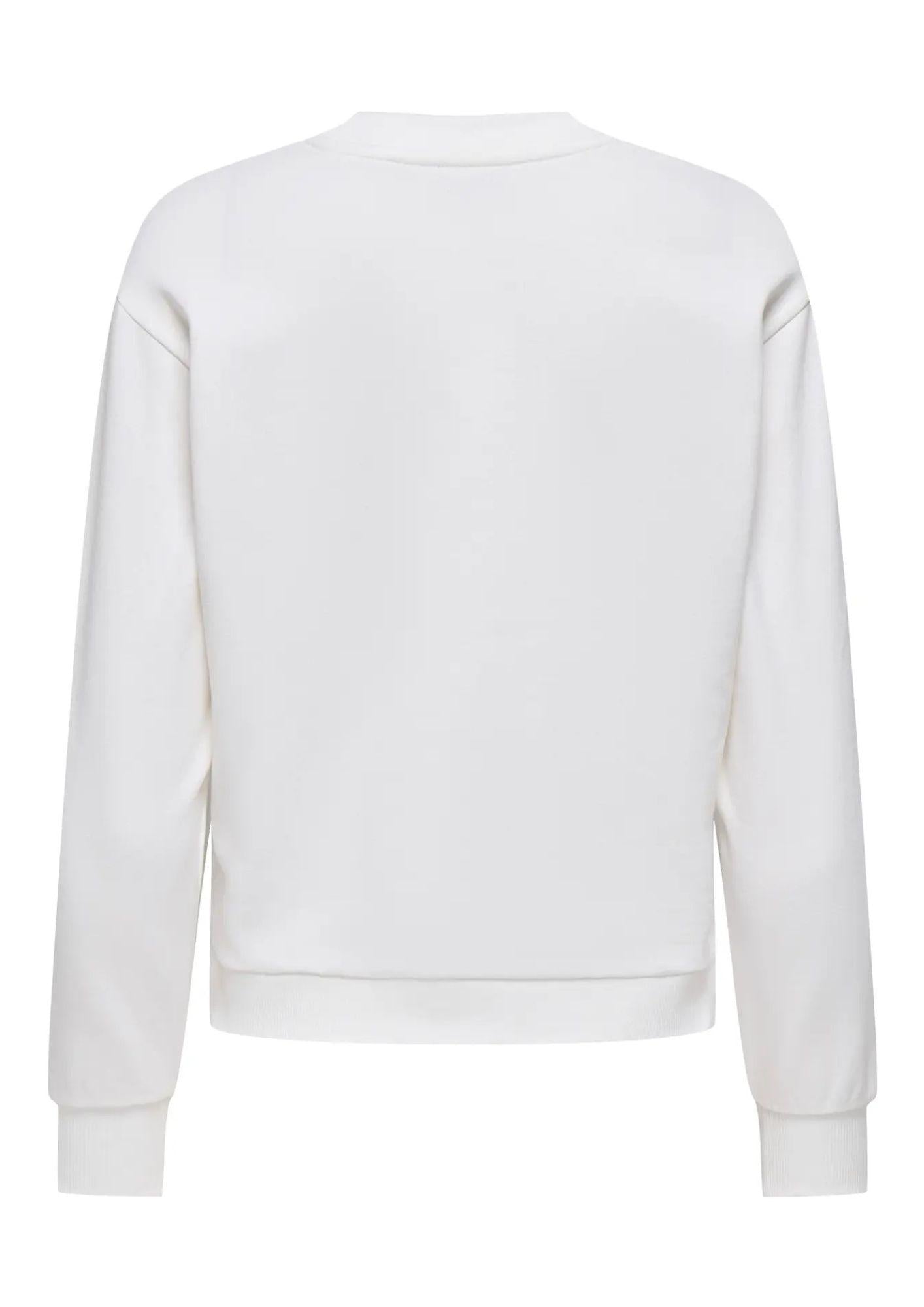 Jaqueline De Yong Felpa Donna Paris Bianca