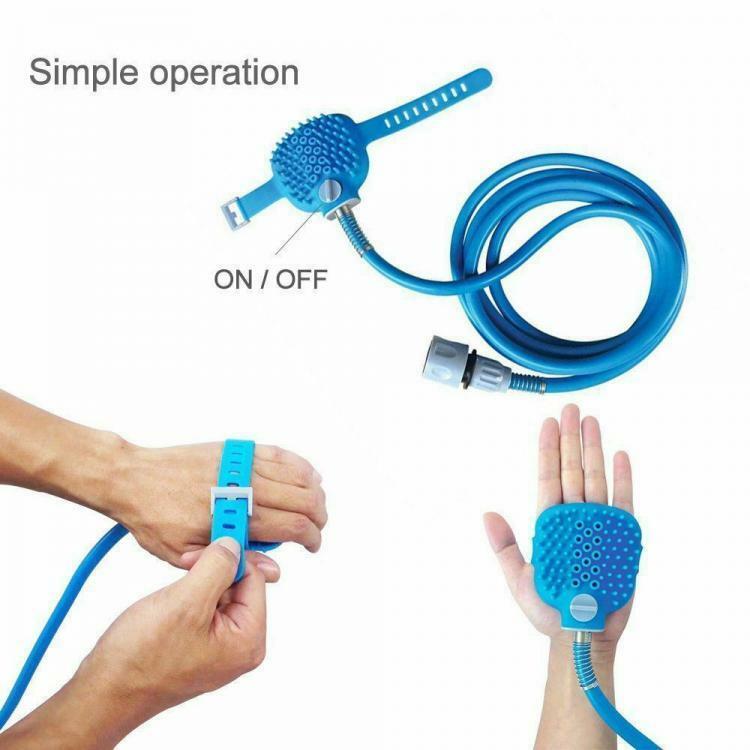 Pet Bathing Tool Tubo Con Spazzola Pulizia Bagno Cane Cani Gatto Massaggio Peli