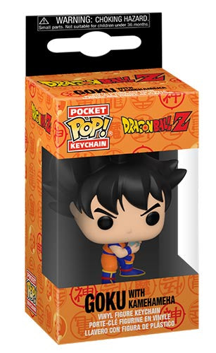 Funko Keychain ! Animation Dragon Ball Z - Goku W/ Kamehameha Figure Pop Vinyl