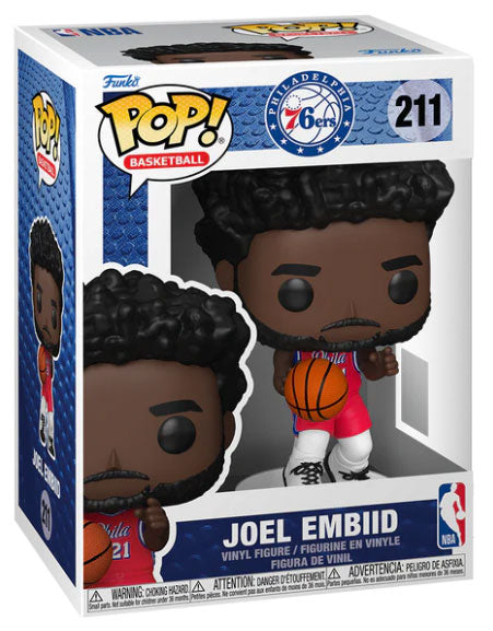 Funko Pop ! NBA - Philadelphia 76ers (211) Joel Embiid Figure Sixers 9cm