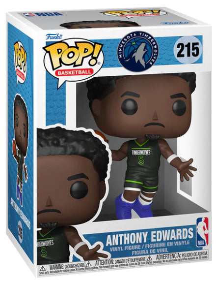 Funko Pop ! NBA - Minnesota Timberwolves (215) Anthony Edwards Figure 9cm