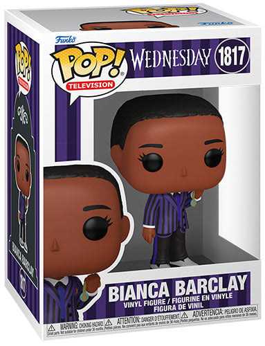 Funko Pop ! Television - Wednesday (1817) Bianca Barclay (Uniform) Vinyl Figure 9cm