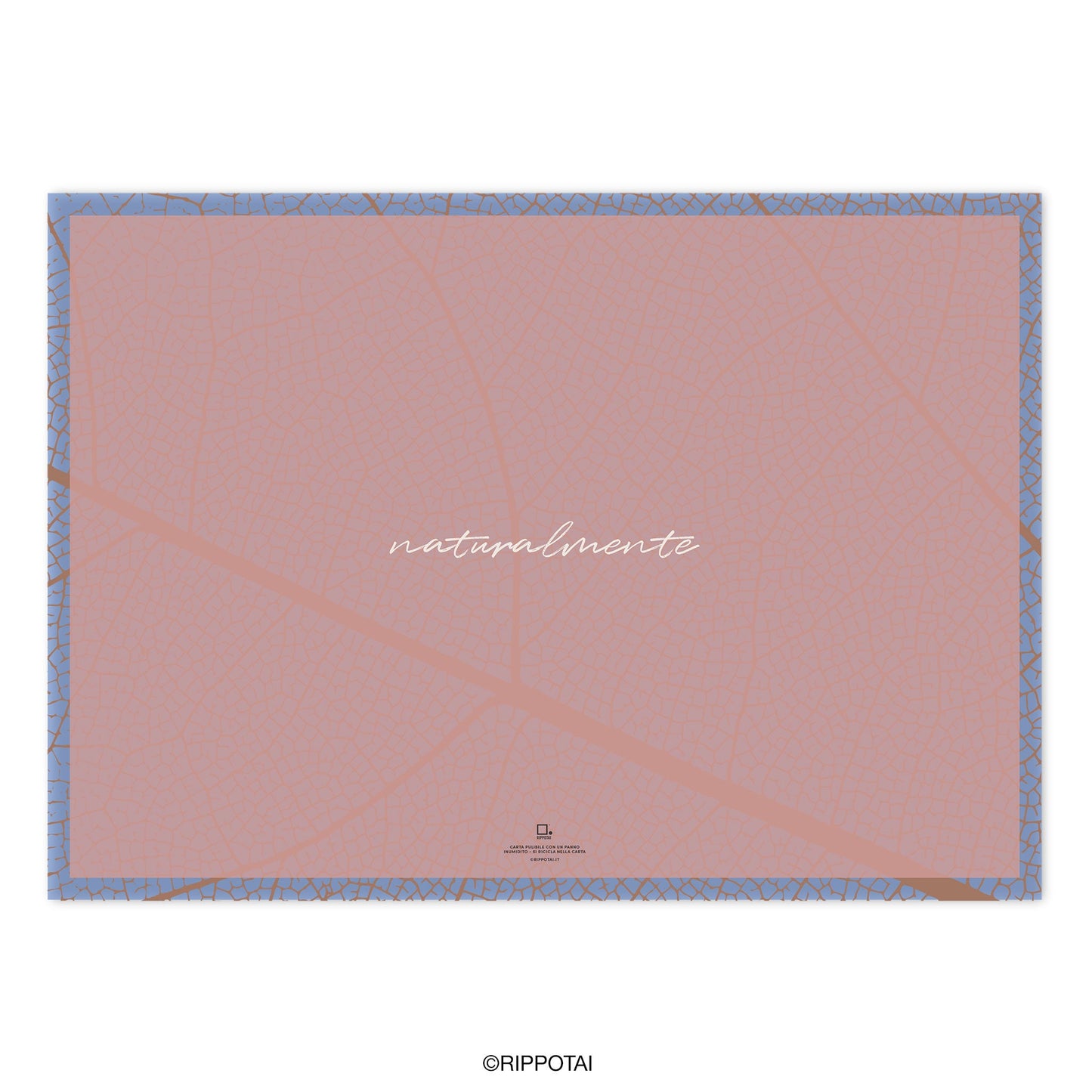 Tovagliette di Carta Pulibile ed ecologica con Sottobicchieri coordinati - Naturalmente