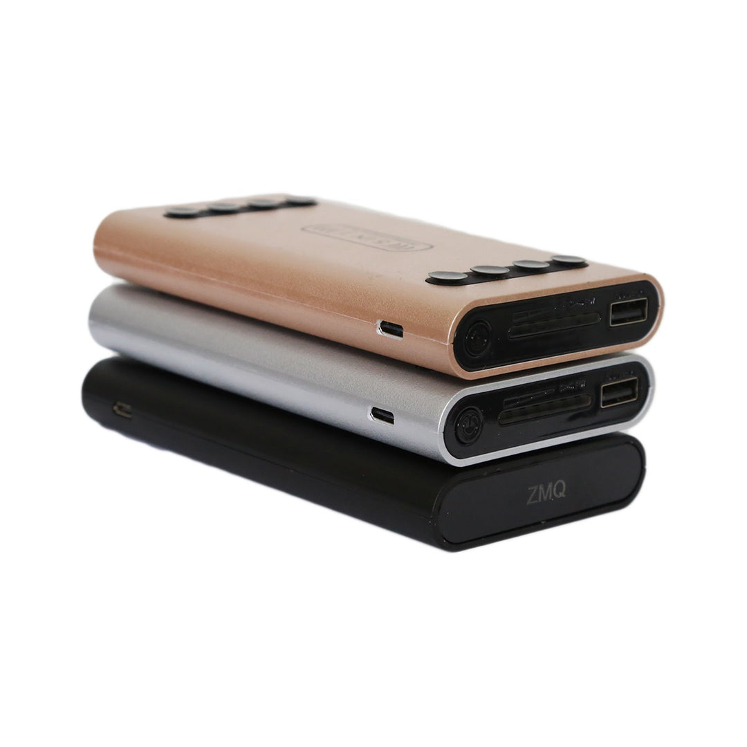 Power Bank 5 in 1 caricatore Wireless senza fili Qi led 10000mAh batteria