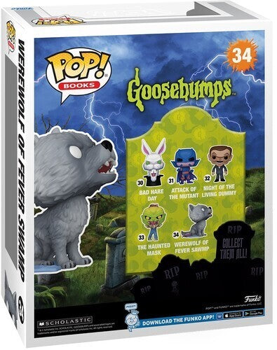 Funko Pop ! Books - Goosebumps (34) Comic Cover Vinyl Figure Ww of Fever Swamp
