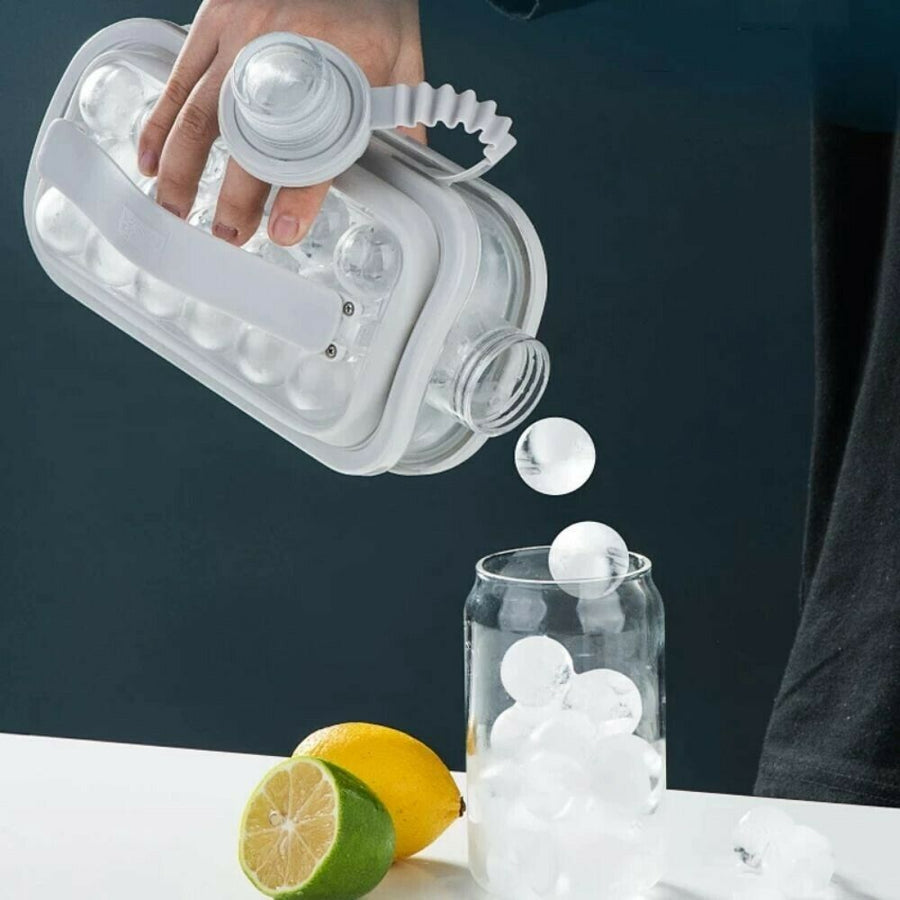 Ice ball maker stampo per sfere di ghiaccio contenitore multifunzione