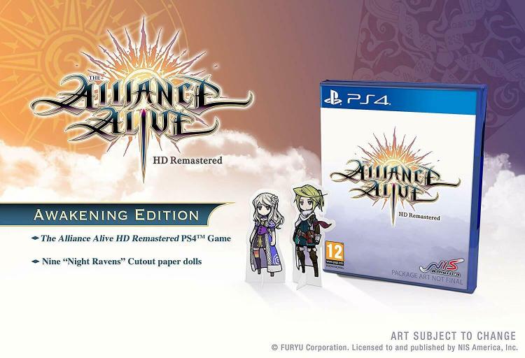 The Alliance Alive HD Remastered - Awakening Edition PS4 Italian Play Station 4