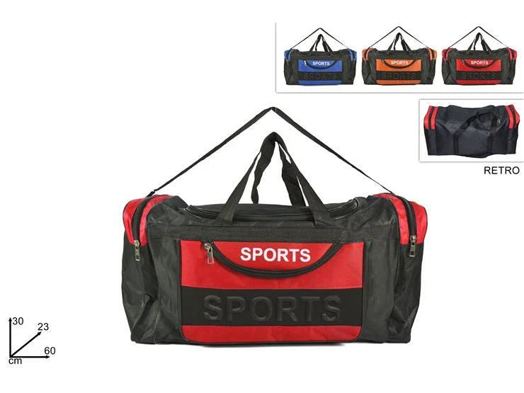 Borsone Sportivo Borsa Tracolla Palestra Calcio Karate Allenamento Viaggio Nuoto