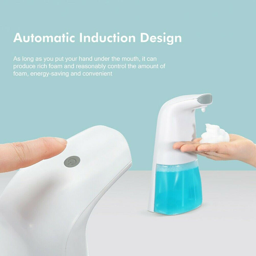 Dispenser Sapone Gel Automatico Schiuma 300ml Con Sensore Bagno Casa Ipx3 6w