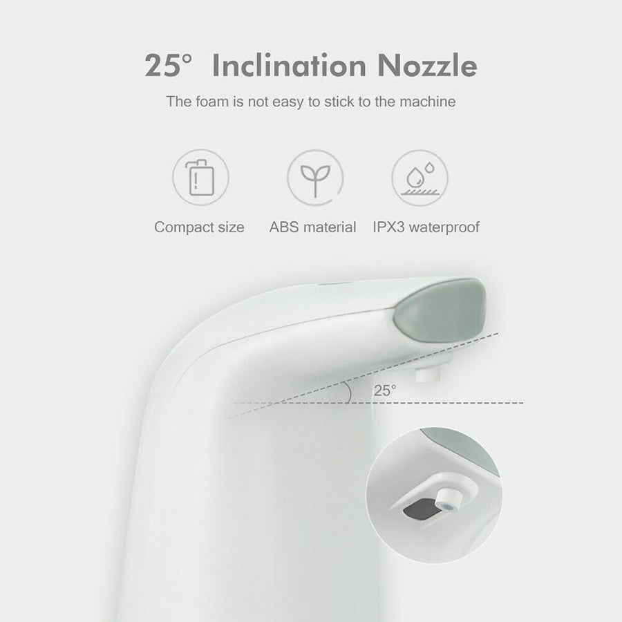 Dispenser Sapone Gel Automatico Schiuma 300ml Con Sensore Bagno Casa Ipx3 6w