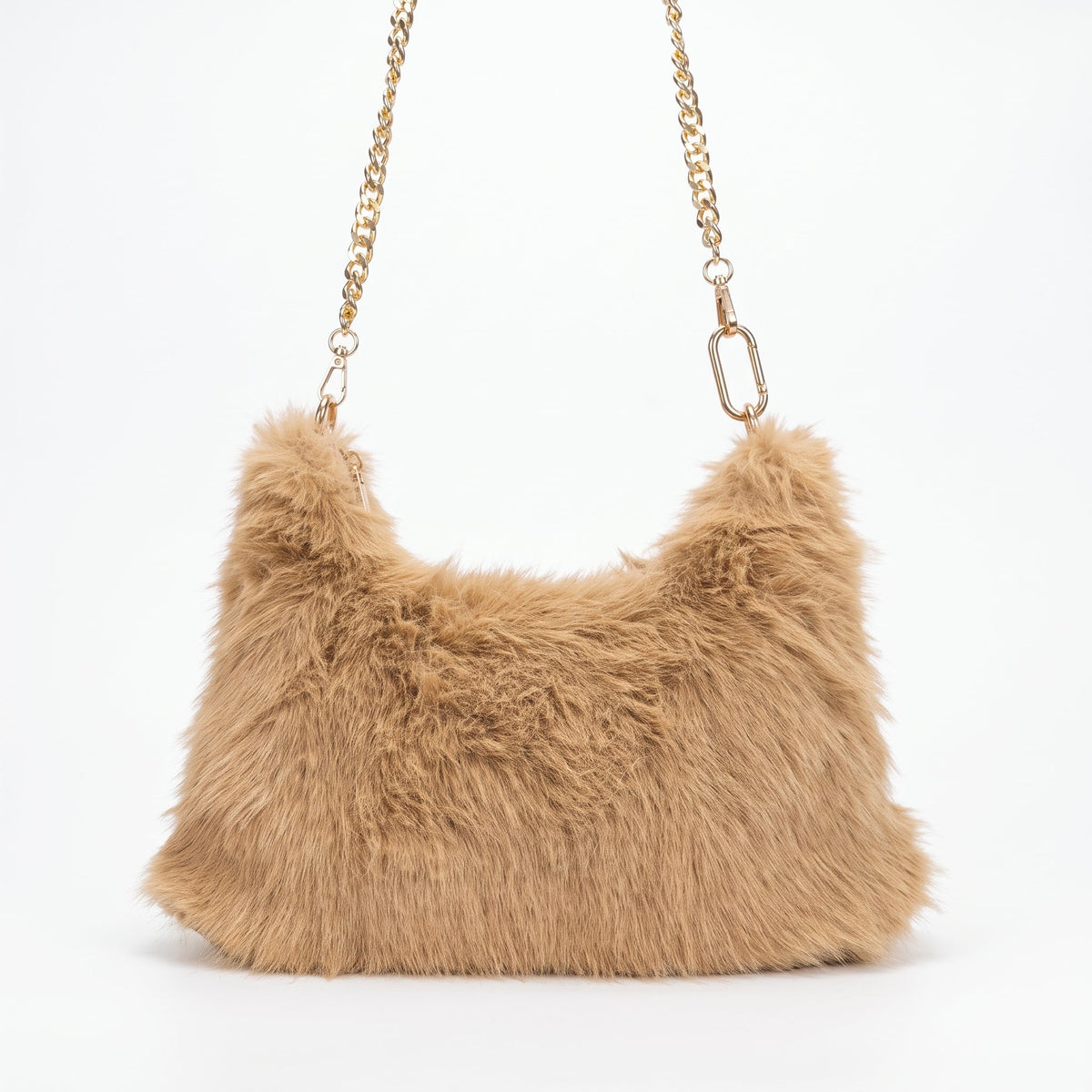 Saveria borsa pelosa con tracolla catena