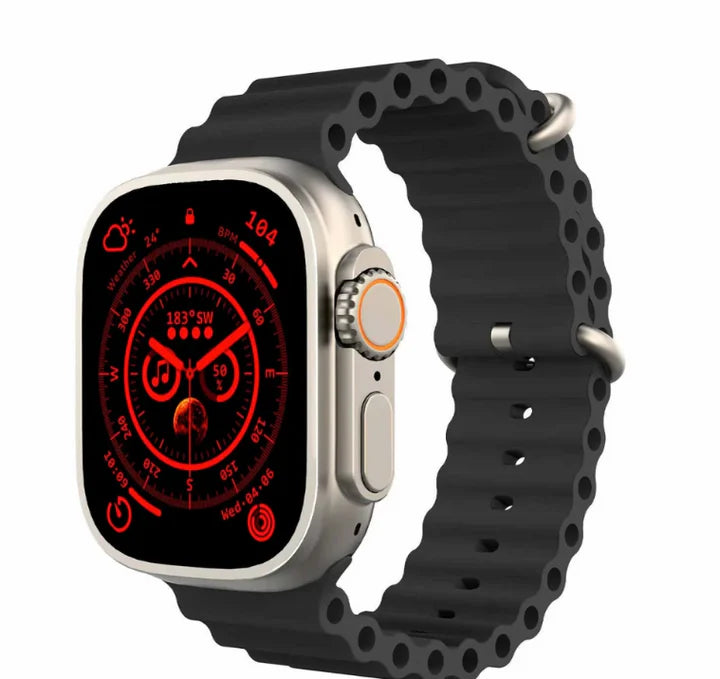 Smartwatch Ultra 7 in 1 2.2HD Amoled Schermo Ricarica wireless 49mm Series 8