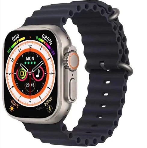 Smartwatch Ultra 7 in 1 2.2HD Amoled Schermo Ricarica wireless 49mm Series 8
