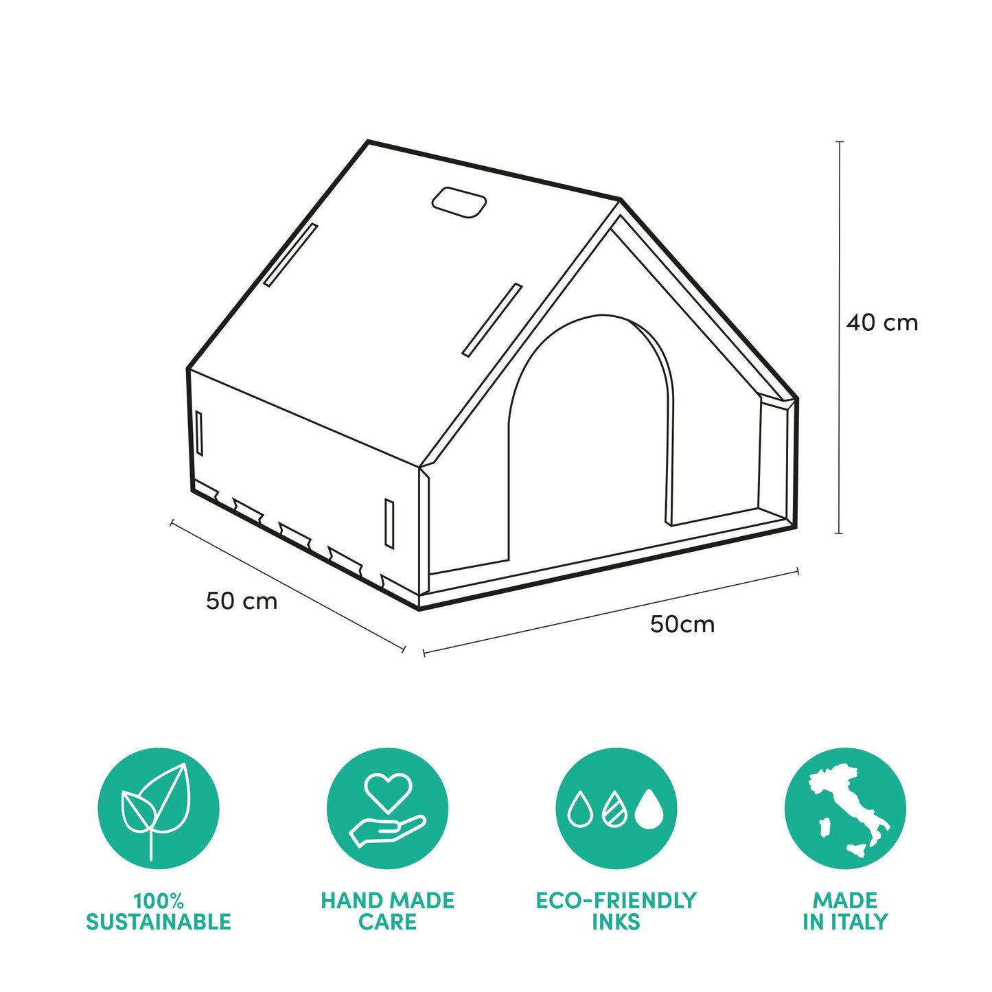 Cuccia per cani da interno chiusa Dogpotai