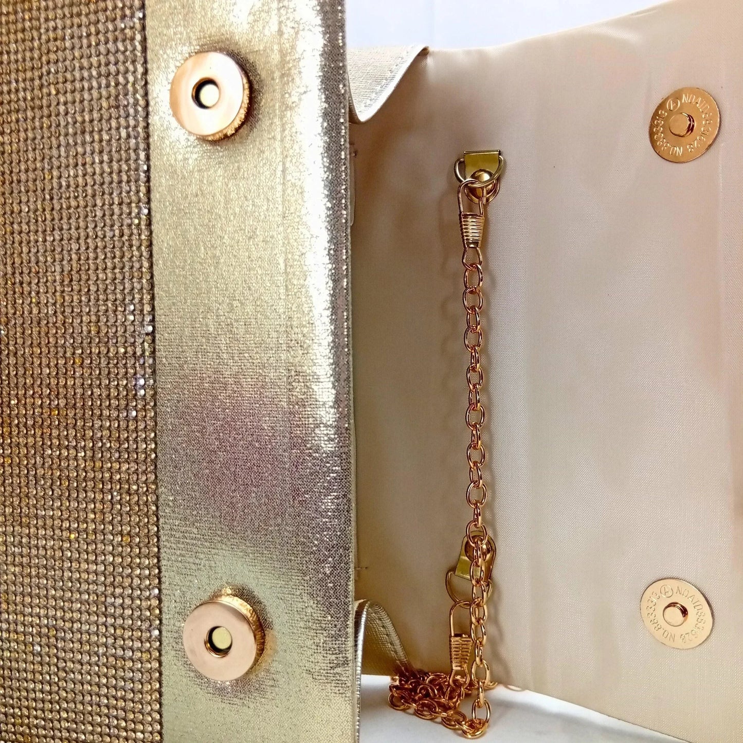 Valentini Rhinestone Clutch Bag