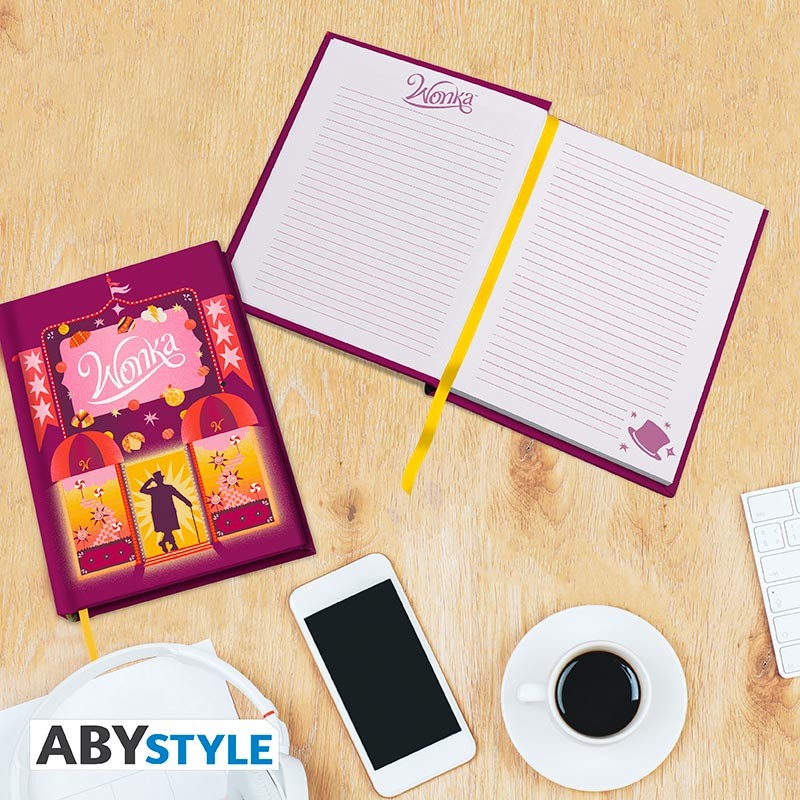 Abystyle Willy Wonka Dreams Notebook A5 Quaderno Agenda Diario Copertina Rigida