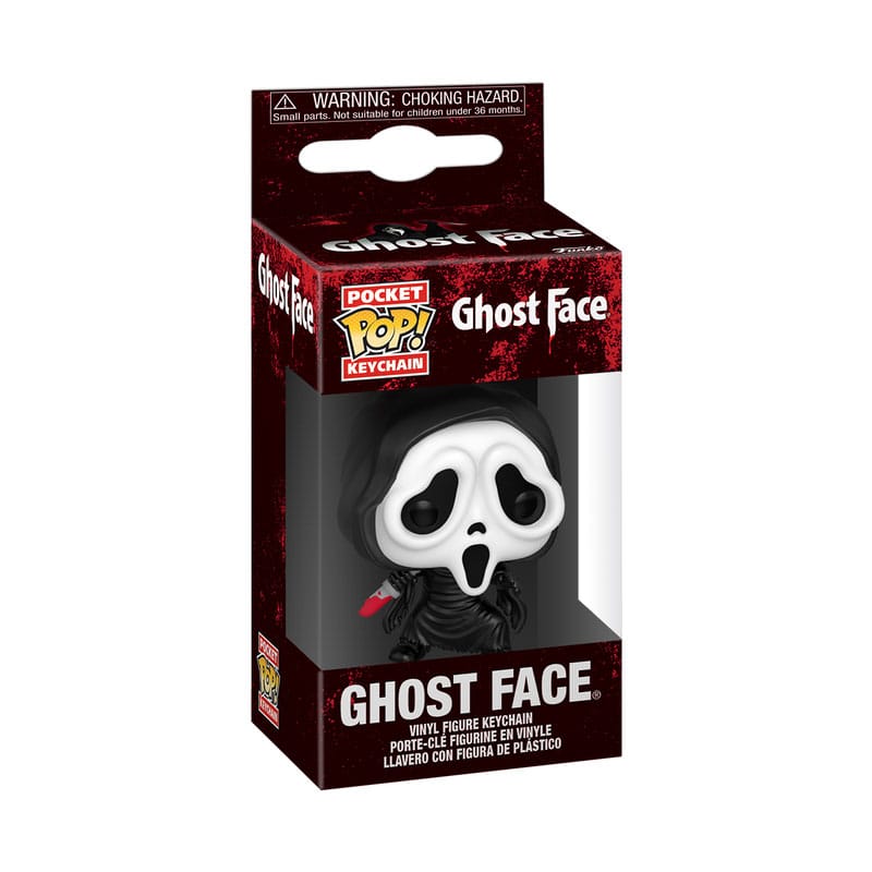 Funko Pop ! Keychain Scream - Horror Ghostface Portachiavi Key 4cm