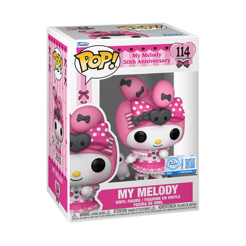 Funko Pop ! Hello Kitty My Melody 50th - (114) My Melody W/ Toy 9cm