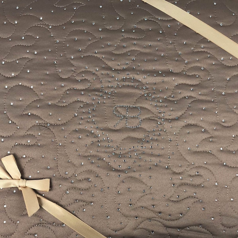 Trapuntino Matrimoniale Primaverile Strass Renato Balestra Letto 2 piazze