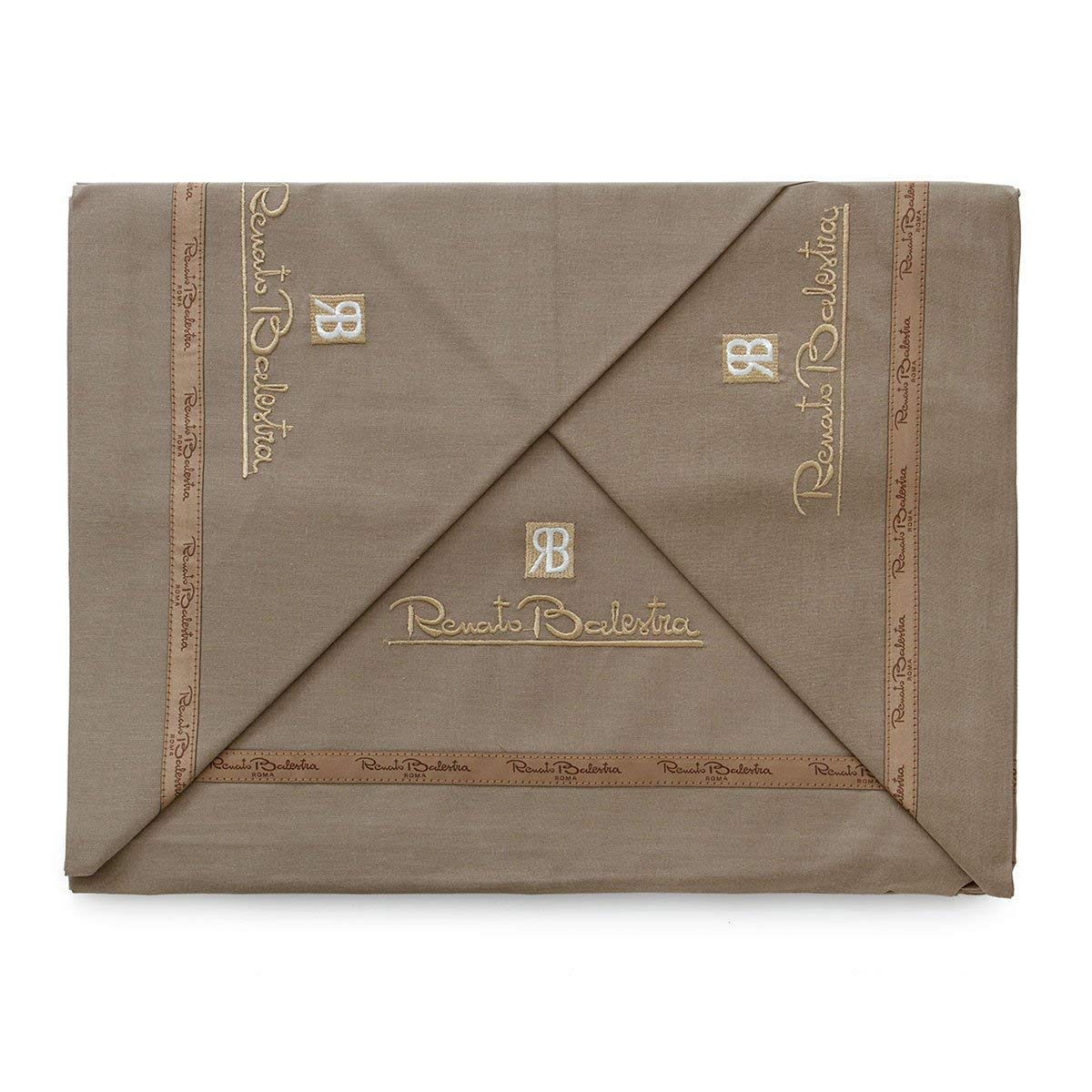 Completo Lenzuola Letto Matrimoniale Renato Balestra 100% Cotone Set due piazze