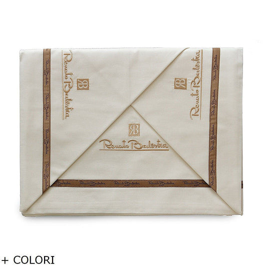 Completo Lenzuola Letto Matrimoniale Renato Balestra 100% Cotone Set due piazze