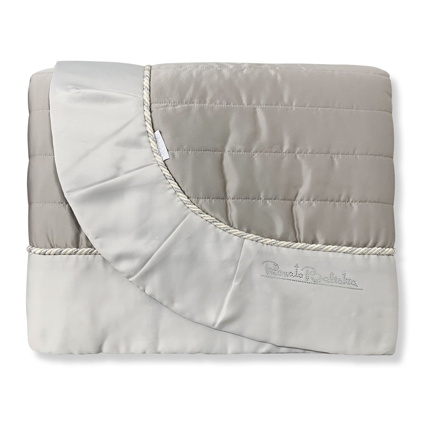 Trapuntino Matrimoniale Primaverile Raso Renato Balestra Letto 2 piazze Strass