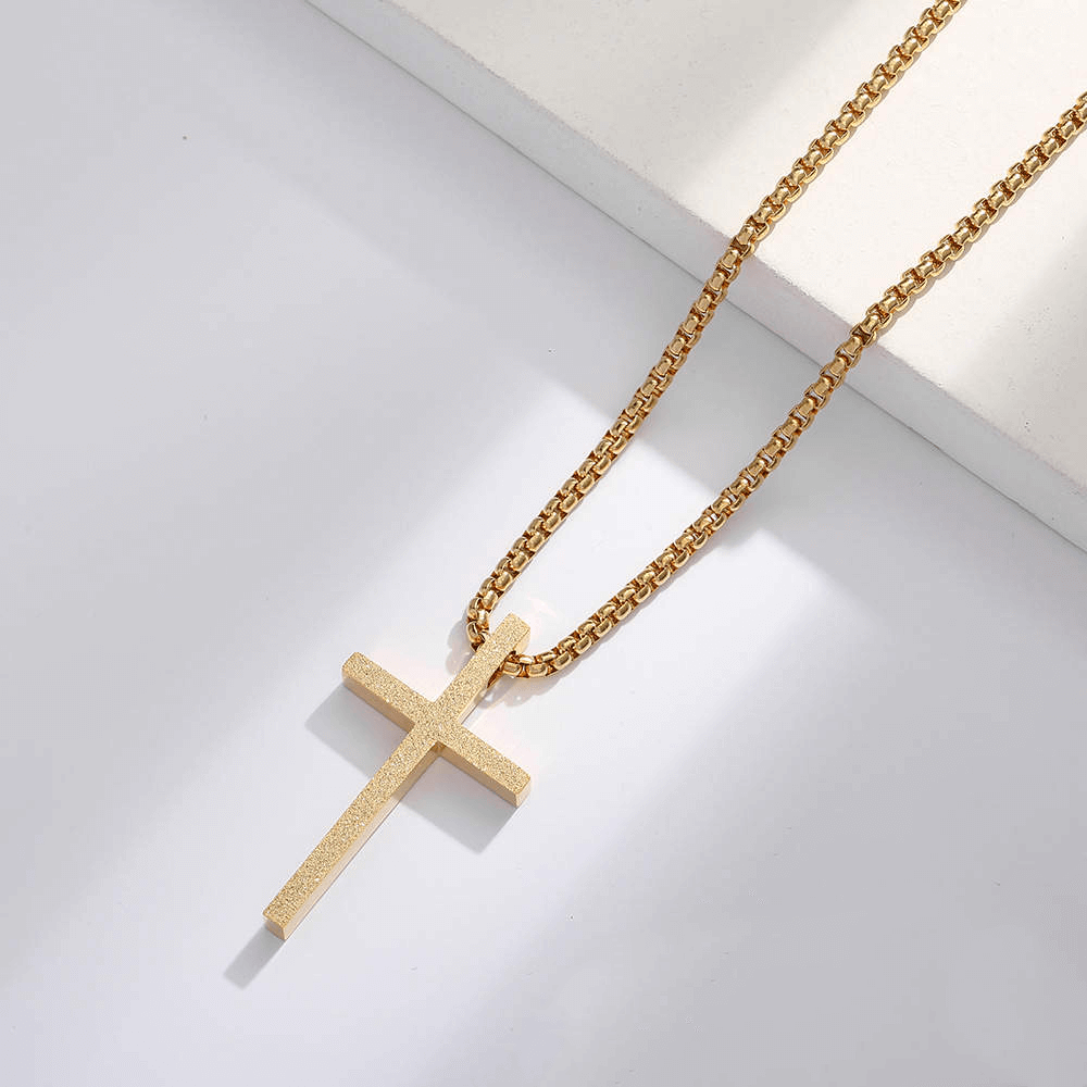 Collana Croce Oro - Fede.