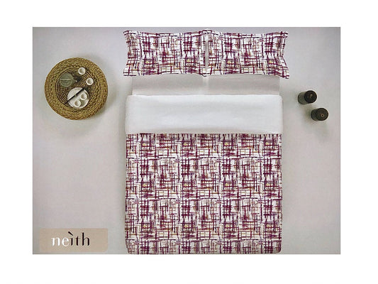 Copriletto matrimoniale stampa digitale multicolor 2 piazze Neith primaverile