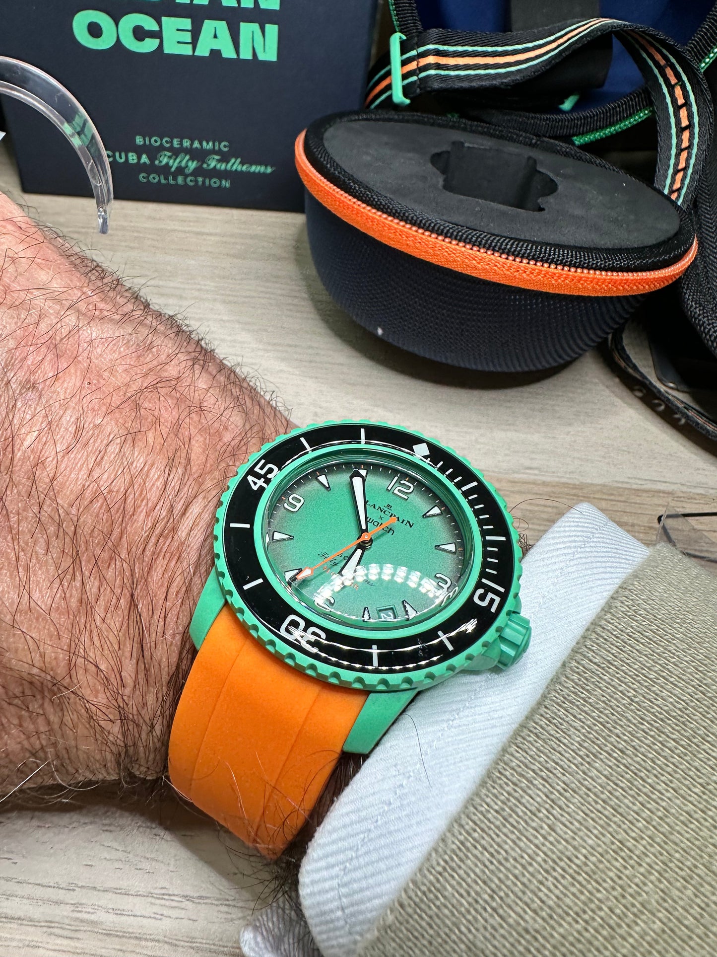 Cinturini BLANC in silicone da 22mm (Es. BlancpainxSwatch)