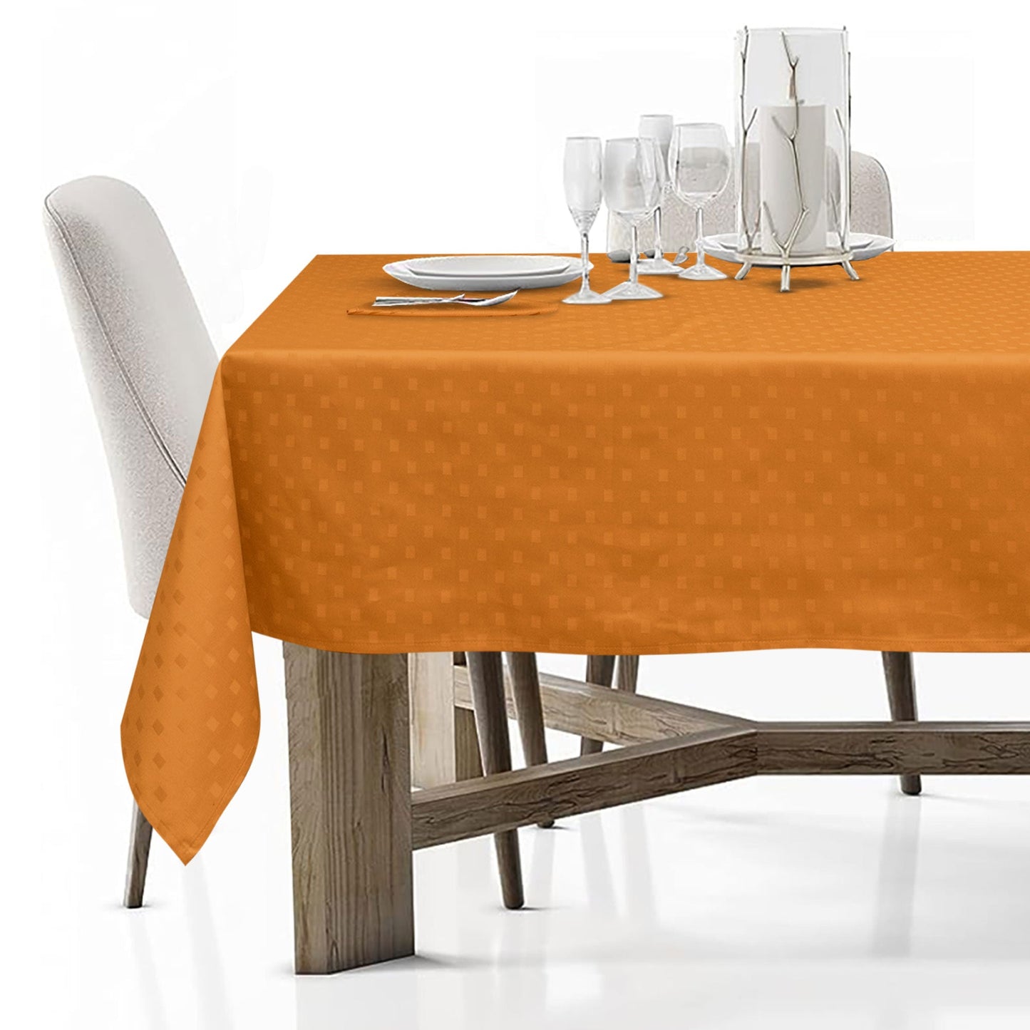 Tovaglia Servizio da Tavola + Tovaglioli 18 Posti Damina in Cotone 0542