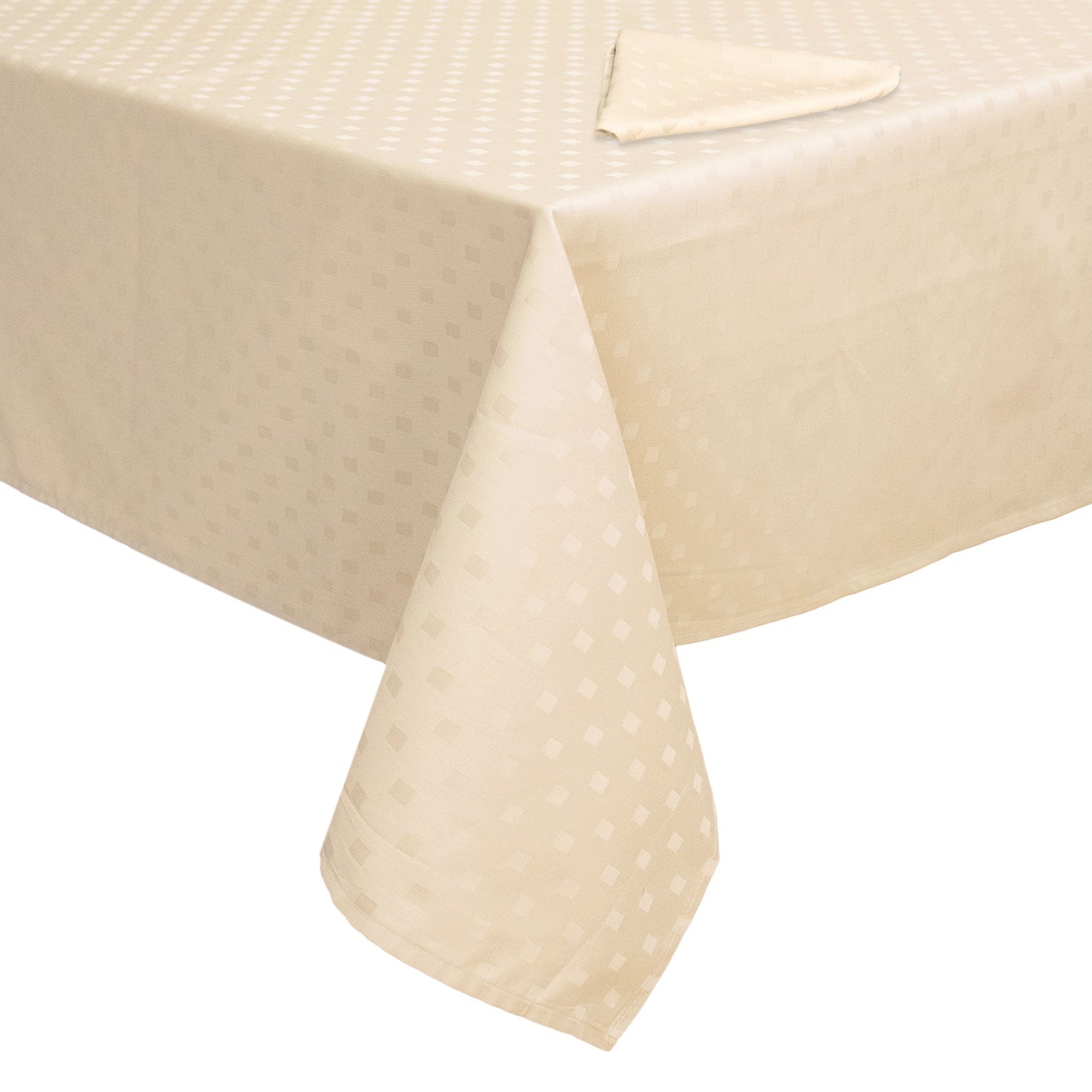 Tovaglia Servizio da Tavola + Tovaglioli 24 Posti Damina in Cotone 0544