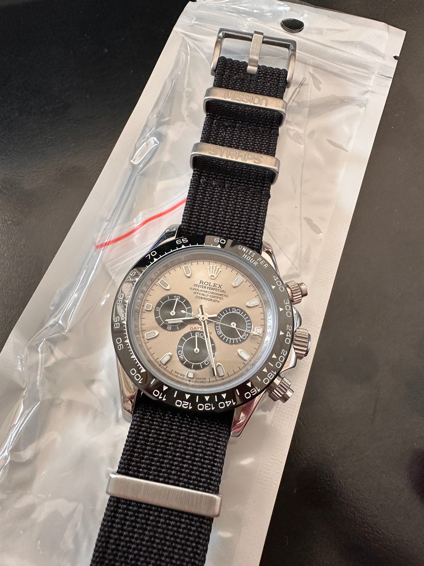 Cinturini NYLON (tipo NATO) per OmegaxSwatch