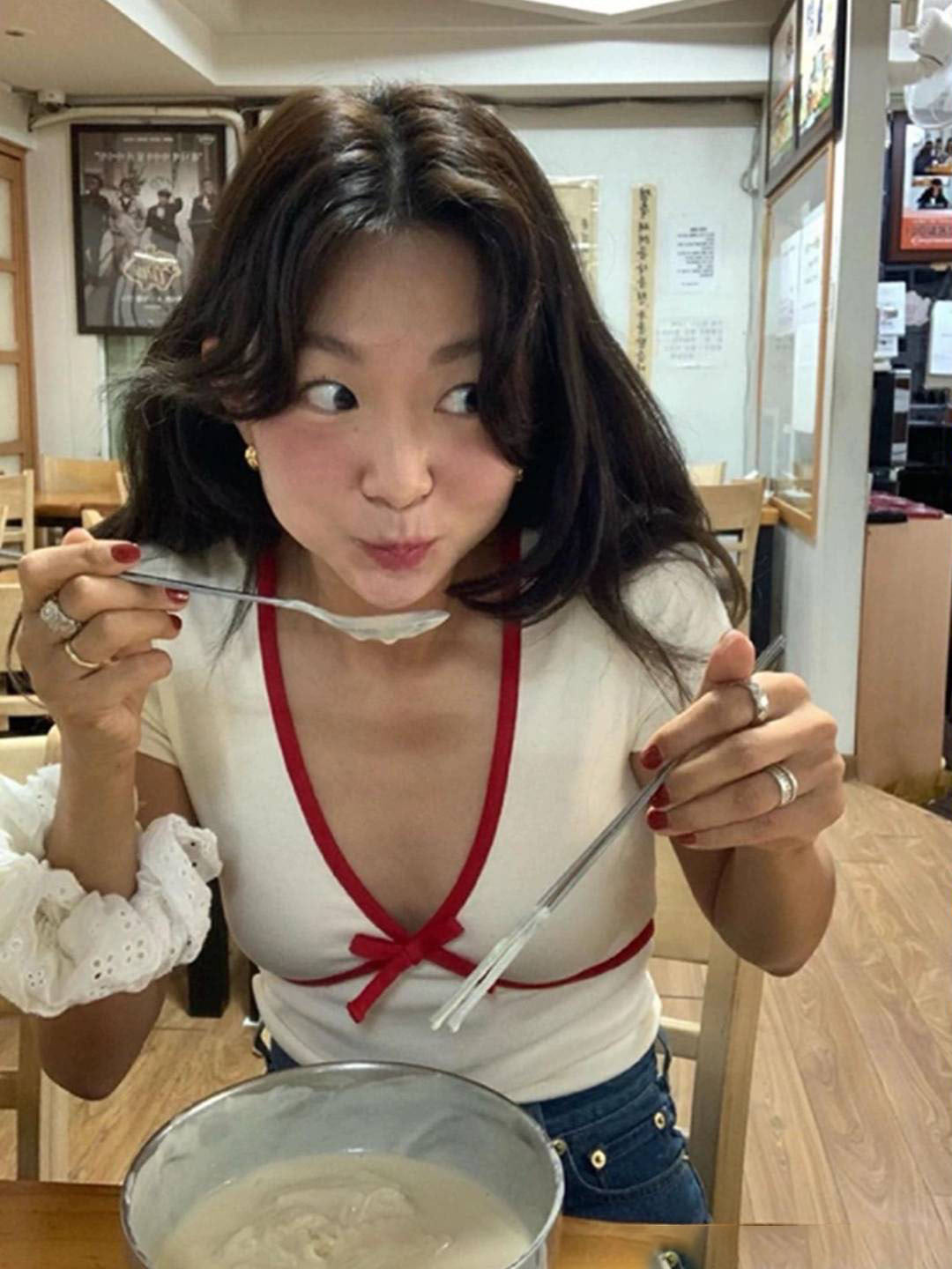 Women's French-style Sweet And Spicy Top