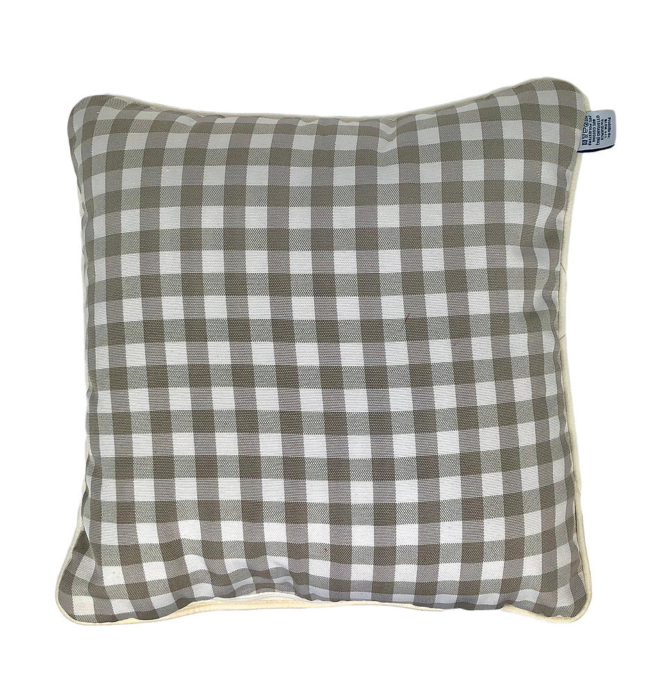 Cuscino natalizio VINGI addobbi Natale arredo decoro 50x50 cm ricamo renna 0661